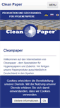 Mobile Screenshot of cleanpaper.de